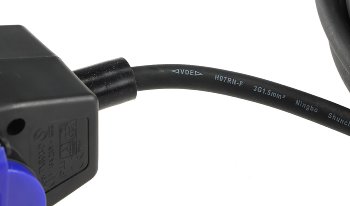Werkstatt-Steckdose, 4-fach, 5m Kabel / IP44, mit Aufhänger, H07RN-F 3G1,5mm²