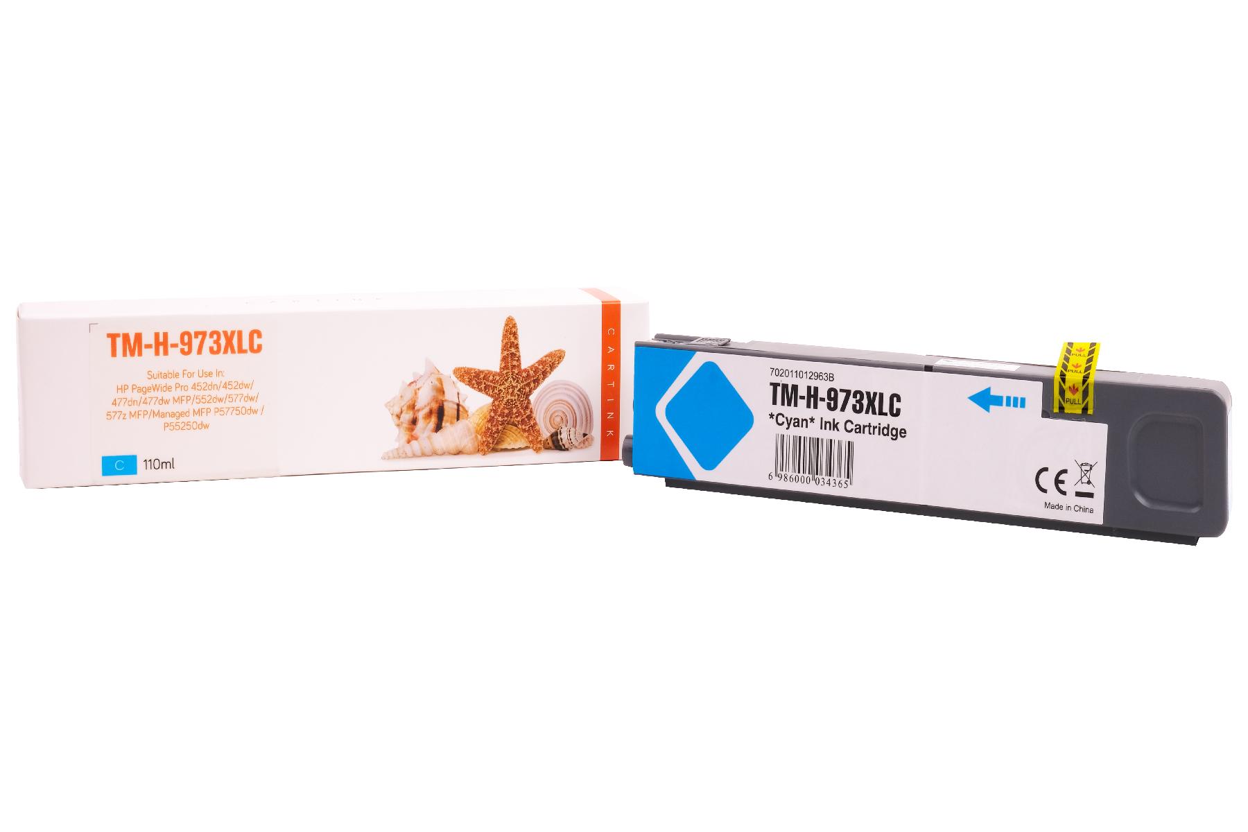 973XLC Refill Tinte cyan für HP / F6T81AE / 110/ 7.000 Seiten