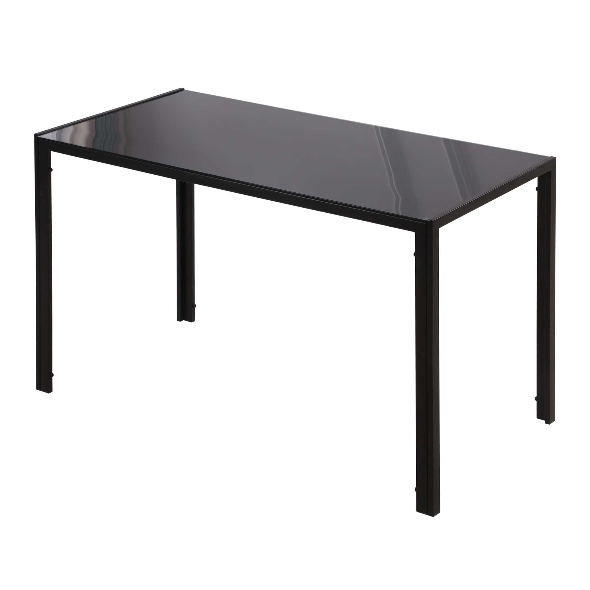Esstisch Küchentisch großer Tisch, modernes Design, 120 cm x 60 cm x 75 cm, Schwarz Esstisch Küchentisch großer Tisch, modernes Design, 120 cm x 60 cm x 75 cm, Schwarz