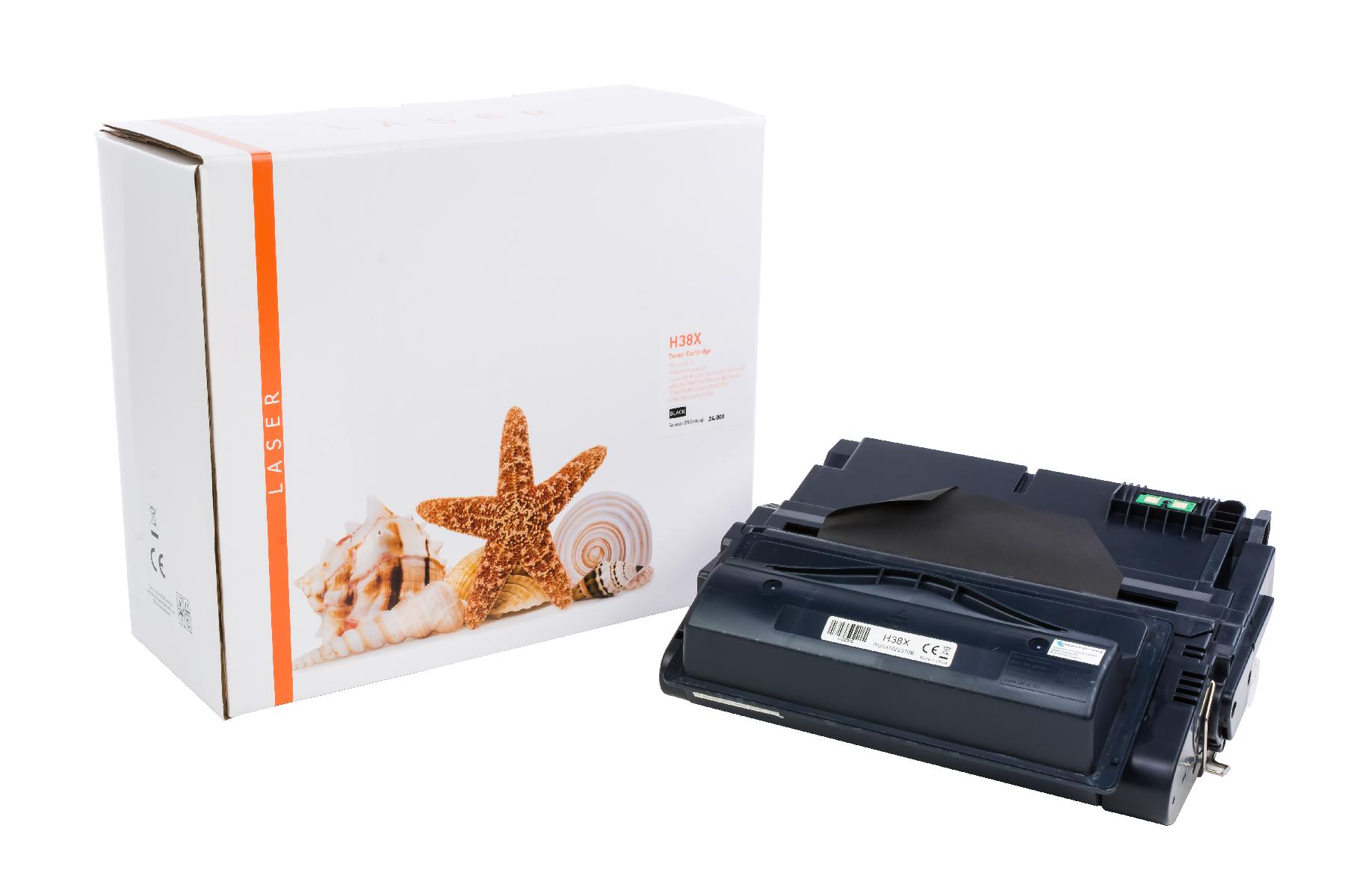 Q38X alternativ Toner black für HP / Q1338AXL/Q1339AXL/Q5942X/Q5945AXL/24.000 Seiten