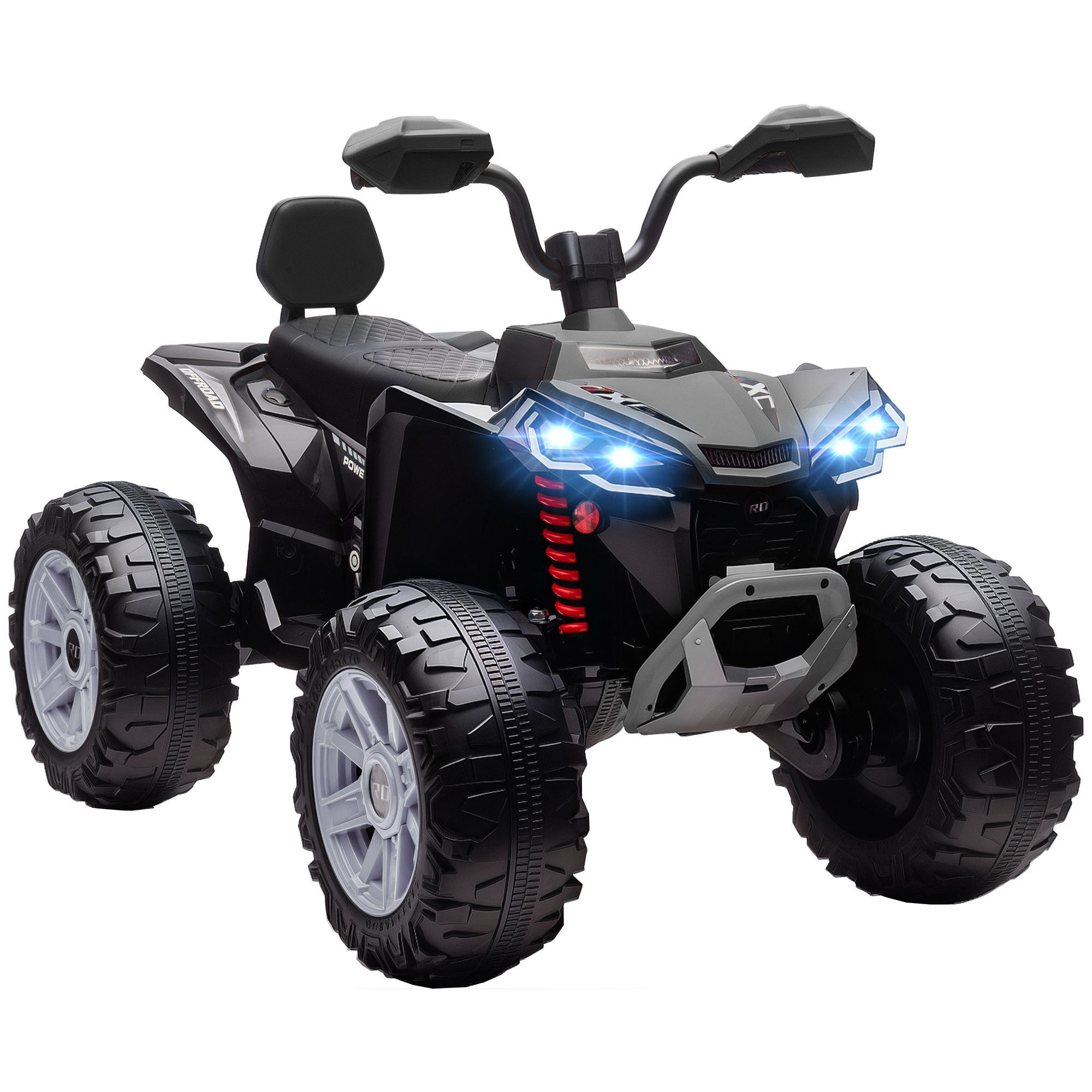 Kinder-Elektro-Quad, 24V Elektro-Fahrzeug mit 4 Rädern, Scheinwerfer, USB-Anschluss, MP3-Funktion, 6,5 km/h, 3-8 Jahre Kinder-Elektro-Quad, 24V Elektro-Fahrzeug mit 4 Rädern, Scheinwerfer, USB-Anschluss, MP3-Funktion, 6,5 km/h, 3-8 Jahre