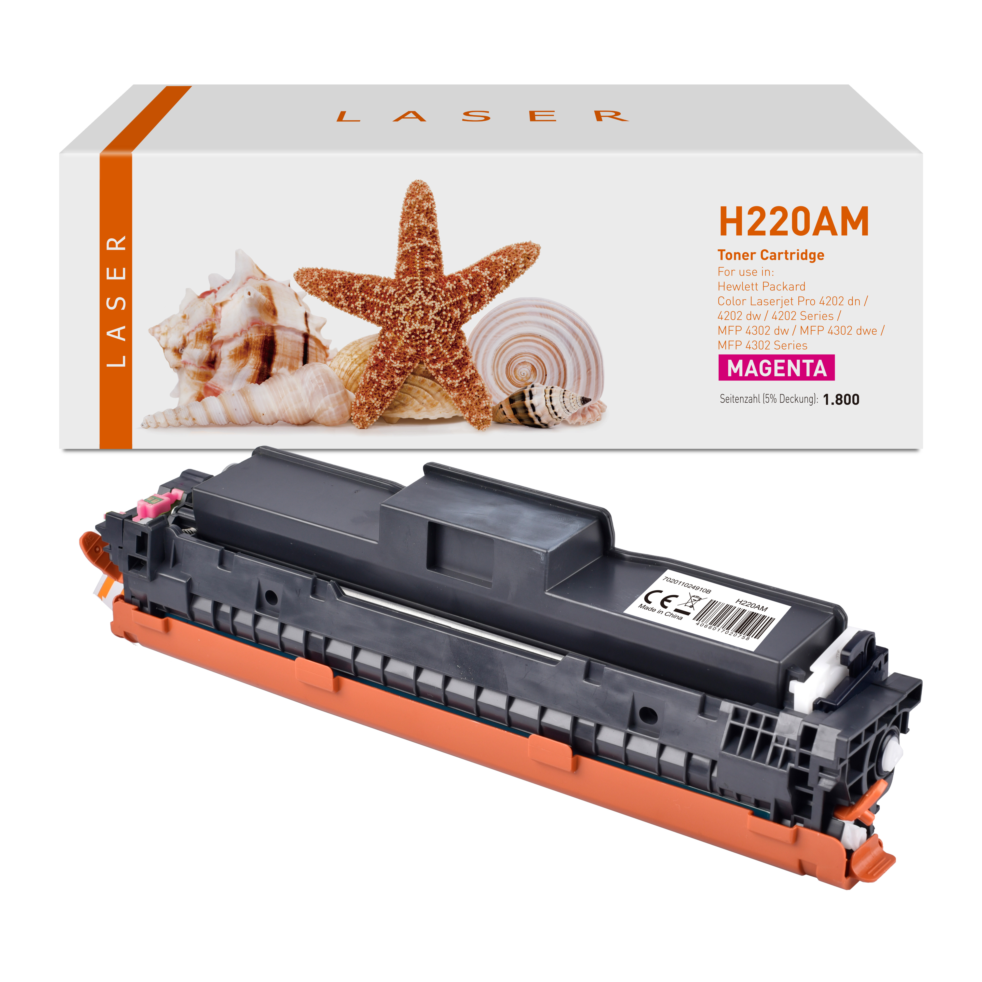 220AY alternativ Toner gelb für HP / W2202A / 1.800 Seiten