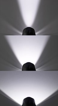 LED-Taschenlampe "CTL20 Zoom" mit Akku / 20W, 1600lm, Zoom, ØxL 167x41mm