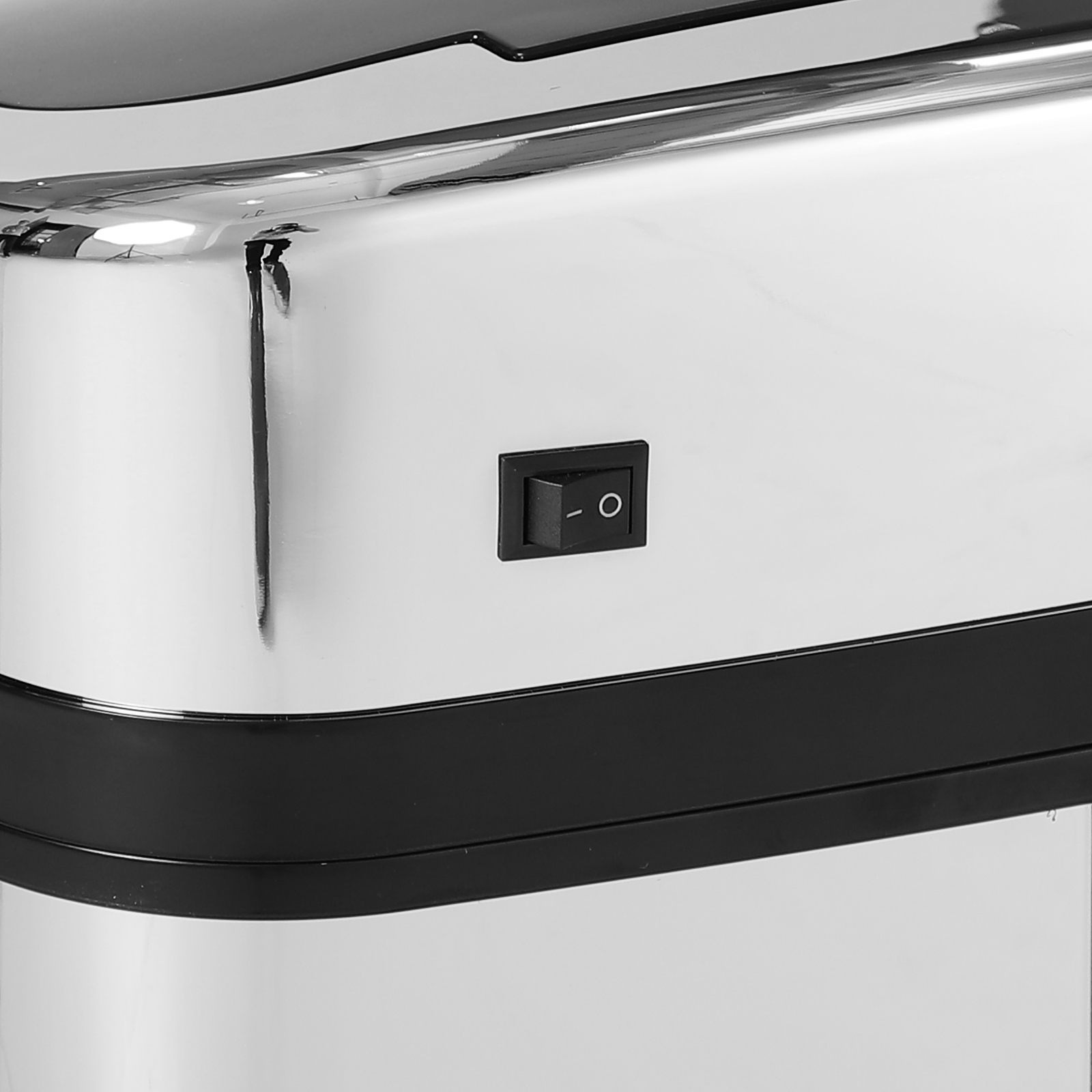 Sensor Mülleimer 30L Edelstahl Automatischer Mülleimer mit Bewegungssensor, Abfalleimer Müllbehälter Abfallbehälter für Büro, Schlafzimmer, Küchen Silber