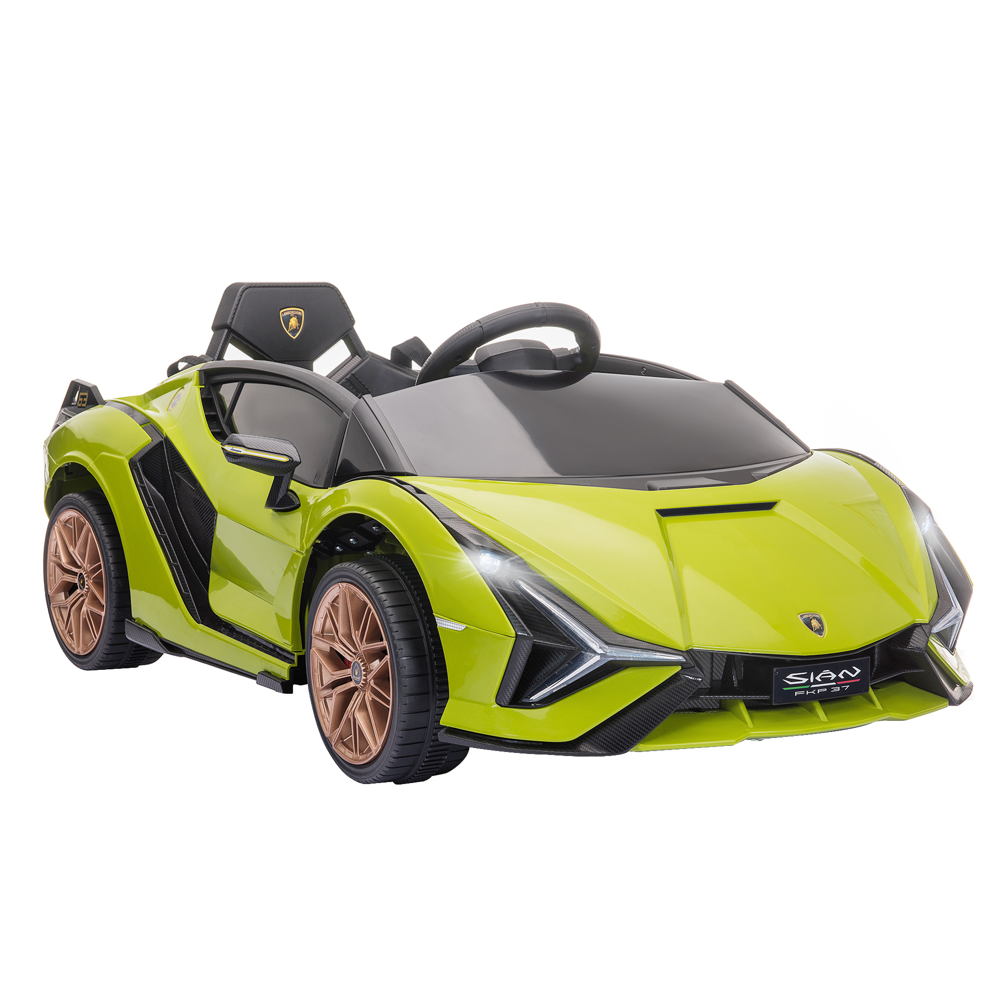 Kinder-Elektroauto, Lamborghini, 3-5 km/h, Fernsteuerung, für 3-5 Jahre, Grün Kinder-Elektroauto, Lamborghini, 3-5 km/h, Fernsteuerung, für 3-5 Jahre, Grün