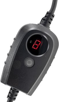 Zwischenstecker mit Dämmerungsschalter, und Zeitvorwahl (1- 9 Std.) über Display