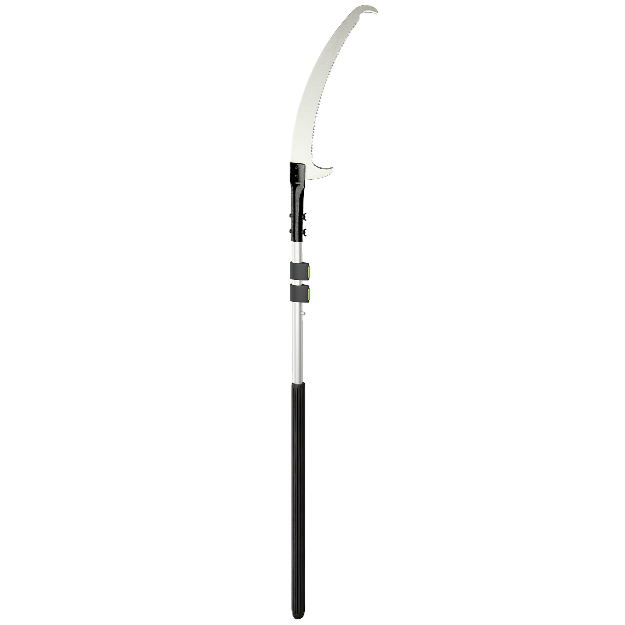 Teleskop Astsäge 1,5-2,6m Baumschere mit Feststellvorrichtung, Teleskop-Griff Antihaftbeschichtet Klinge Schwarz Teleskop Astsäge 1,5-2,6m Baumschere mit Feststellvorrichtung, Teleskop-Griff Antihaftbeschichtet Klinge Schwarz