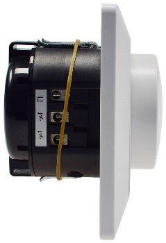 MILOS Dimmer für LED Lampen weiß matt / 250V~/ 3-60W, inkl. Rahmen, UP