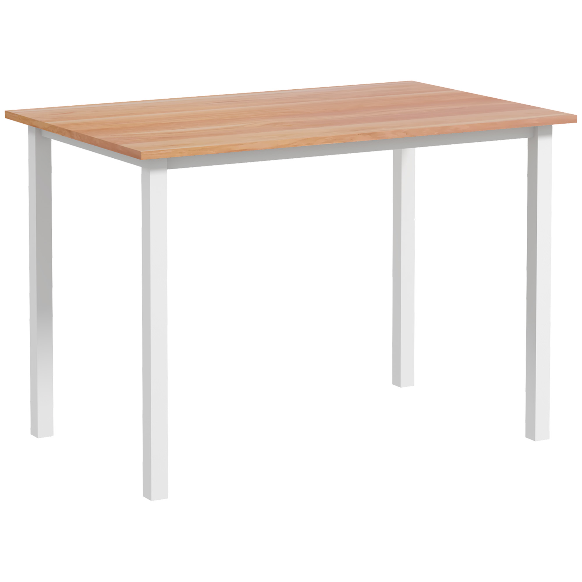 Esstisch für 6 Personen, Küchentisch, Erweiterbar, Küchentisch, Braun + Weiß Esstisch für 6 Personen, Küchentisch, Erweiterbar, Küchentisch, Braun + Weiß