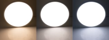 LED Deckenleuchte "Santano CCT 30" IP54, Ø 30cm, 18W, CCT 3000-6000k