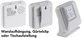 Funk-Klingel Empfänger "Pilota Porta" / Batterie-Empfänger