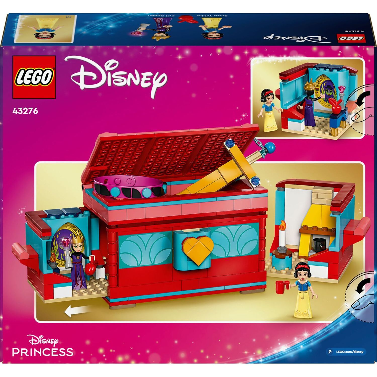 LEGO® 43276 - Disney Princess - Schneewittchens Schmuckkassette (358 Teile)