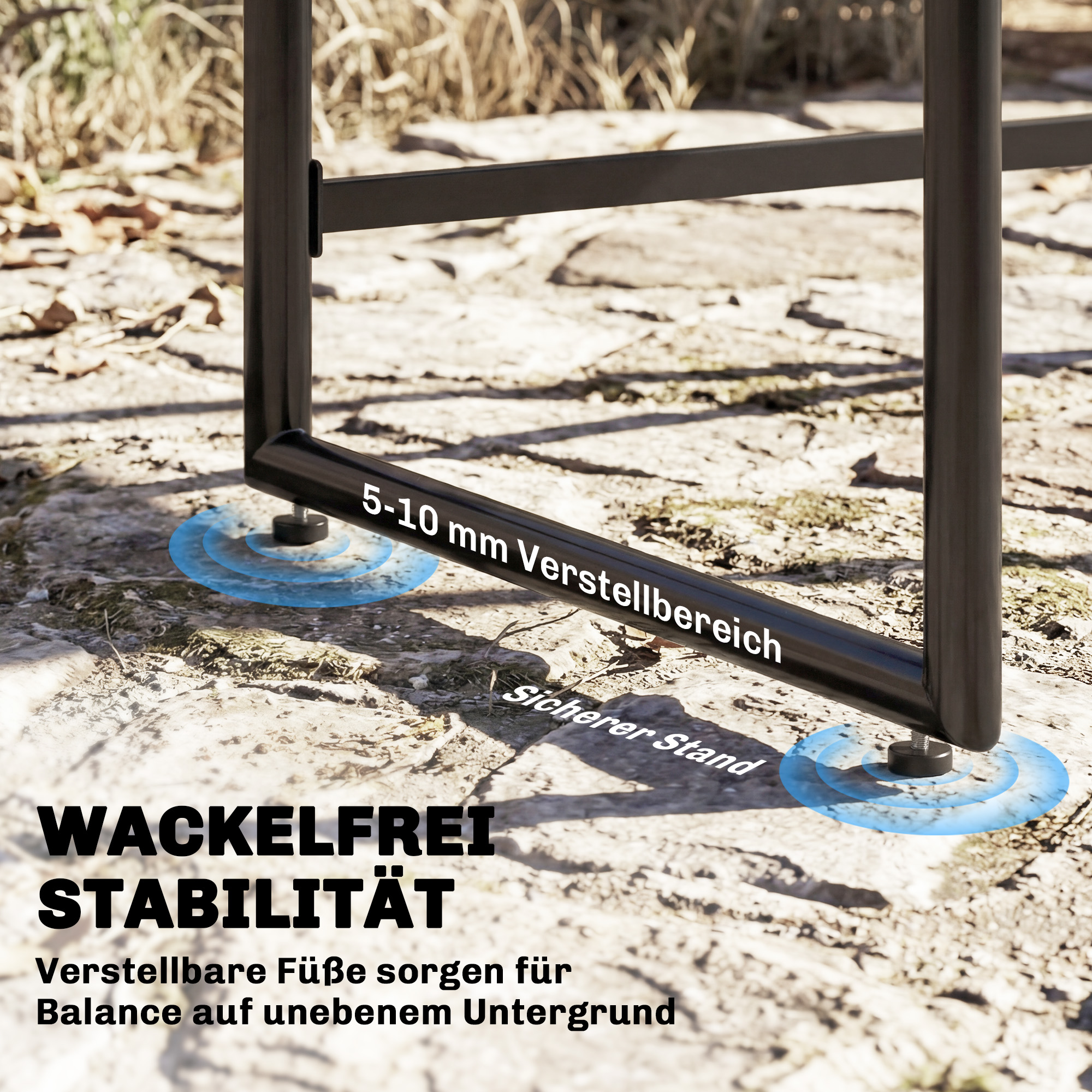 Polyrattan Gartenmöbel Set 5-teilig Platzsparend Sitzgruppe Tisch mit 4 Stühlen DPC-Tischplatte Kissen Grau