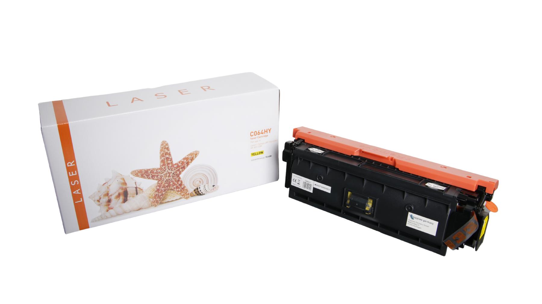 064HY ohne Chip alternativ Toner yellow für Canon / 4932C001 / 10.400 Seiten 064HY ohne Chip alternativ Toner yellow für Canon / 4932C001 / 10.400 Seiten