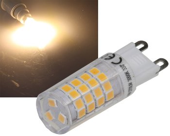 LED Stiftsockel G9, 4W, 330lm, 3000k, 240°, 230V, warmweiß