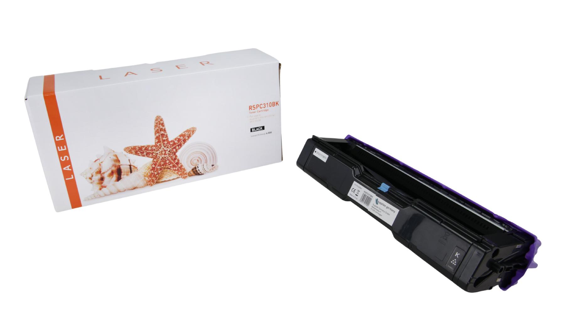 SPC310schwarz alternativ Toner schwarz für Ricoh / 406479 / 6.500 Seiten SPC310schwarz alternativ Toner schwarz für Ricoh / 406479 / 6.500 Seiten