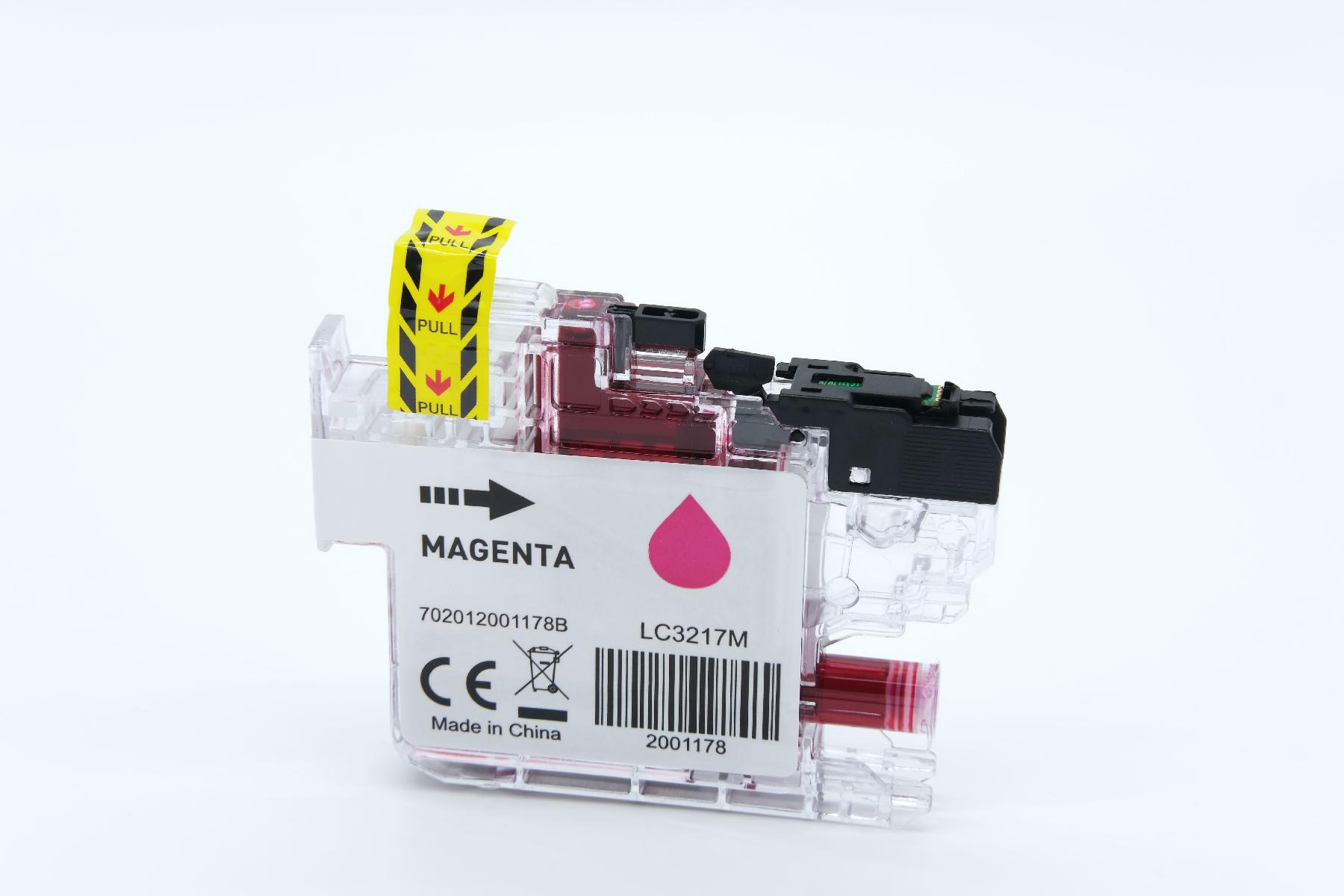 LC3217M alternativ Tinte magenta für Brother / LC3217M / 550 Seiten