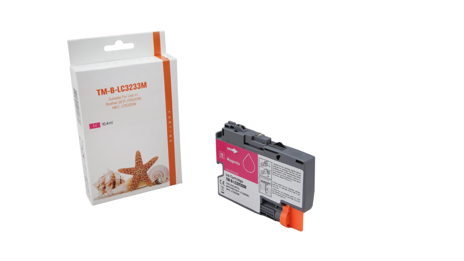 LC3233M alternativ Seestern Tinte magenta für Brother / LC3233M / 1.500 Seiten
