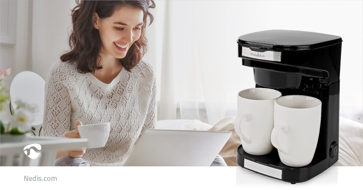 Kaffeemaschine | Filter Kaffee | 0.25 l | 2 Tassen | schwarz