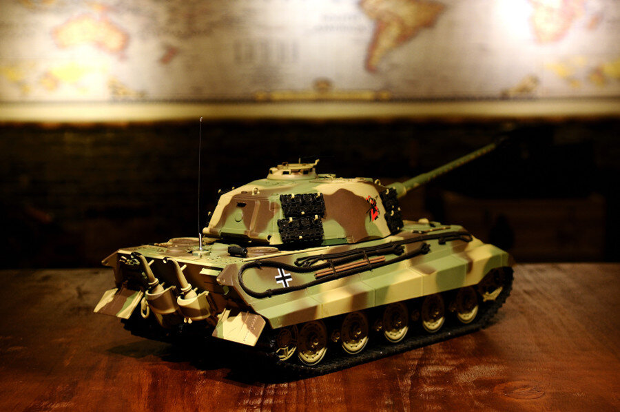 RC Panzer "Königstiger - Henschelturm"  - Metallgetriebe