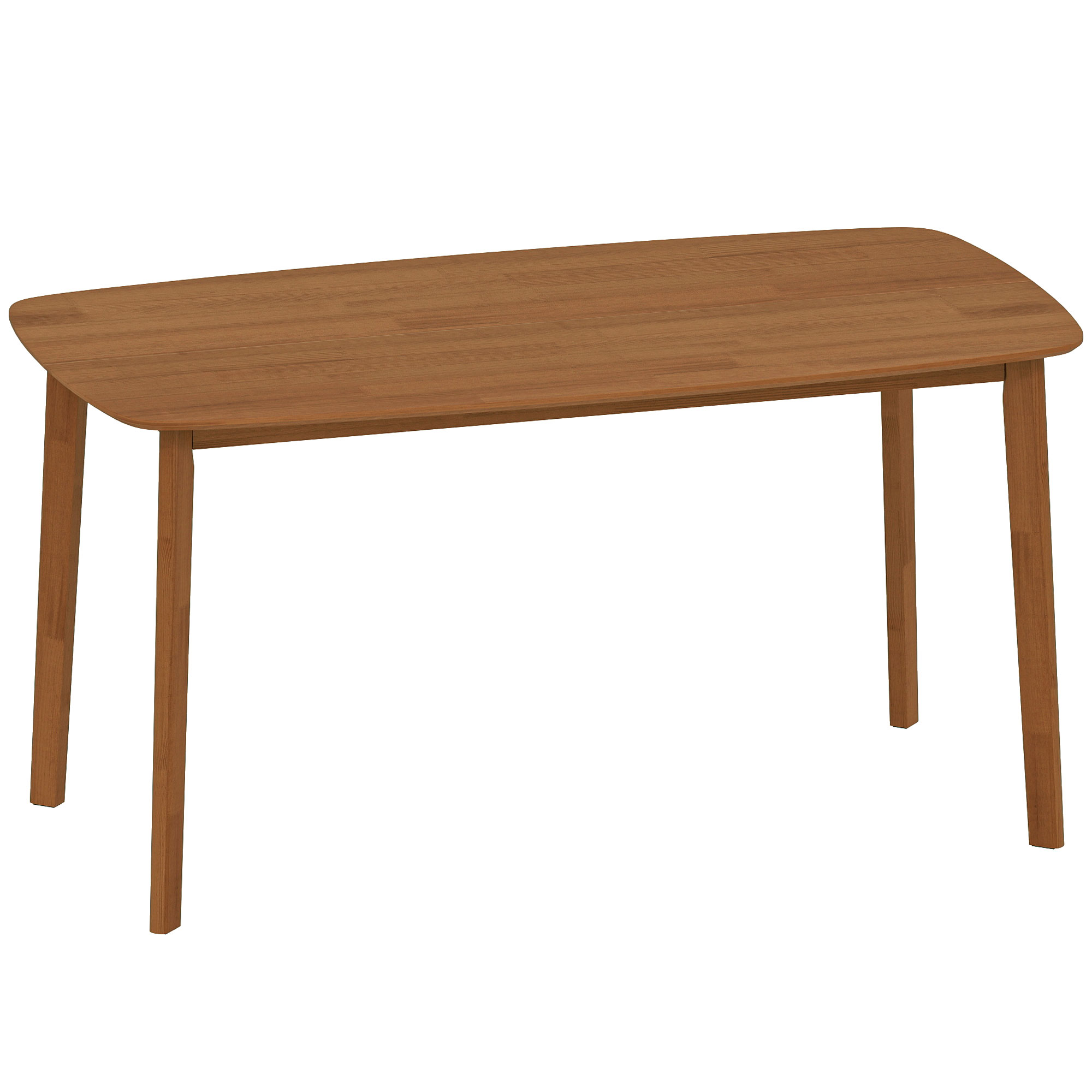 Esstisch, Landhausstil, lackierte Oberfläche, Holz, 150 x 80 cm, Braun Esstisch, Landhausstil, lackierte Oberfläche, Holz, 150 x 80 cm, Braun