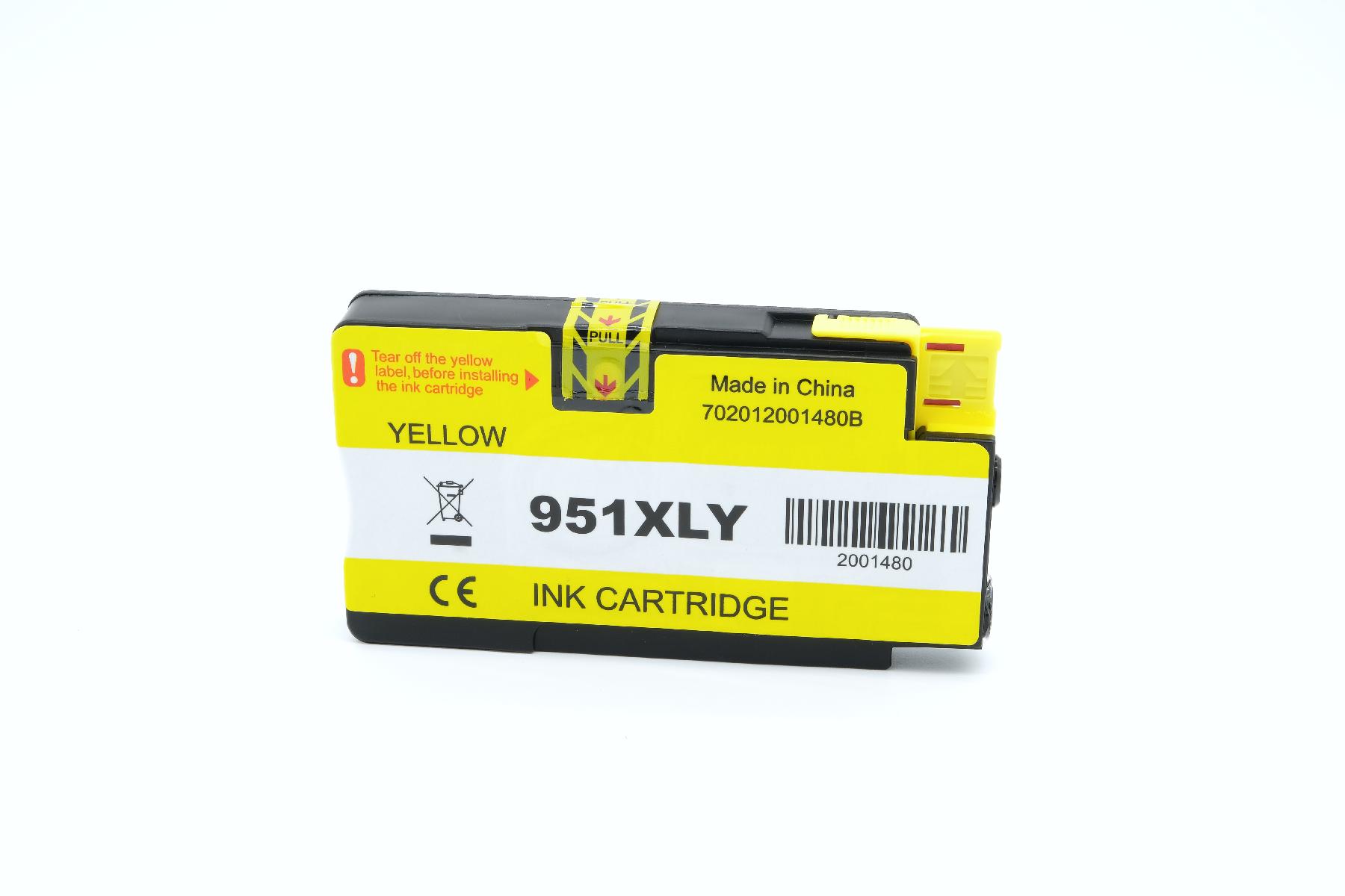 951XLY alternativ Tinte gelb für HP / CN048AE / 26ml 951XLY alternativ Tinte gelb für HP / CN048AE / 26ml