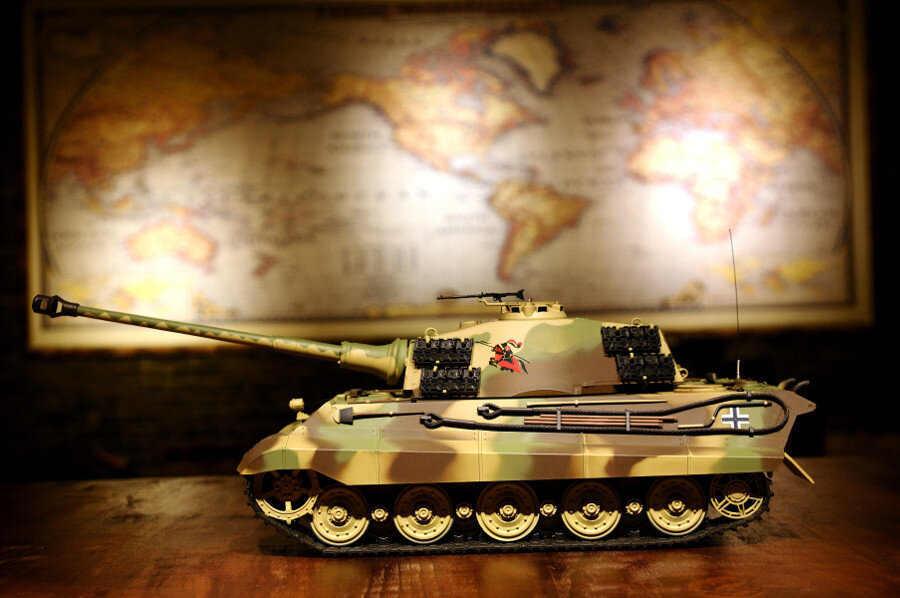 RC Panzer "Königstiger - Henschelturm"  - Metallgetriebe