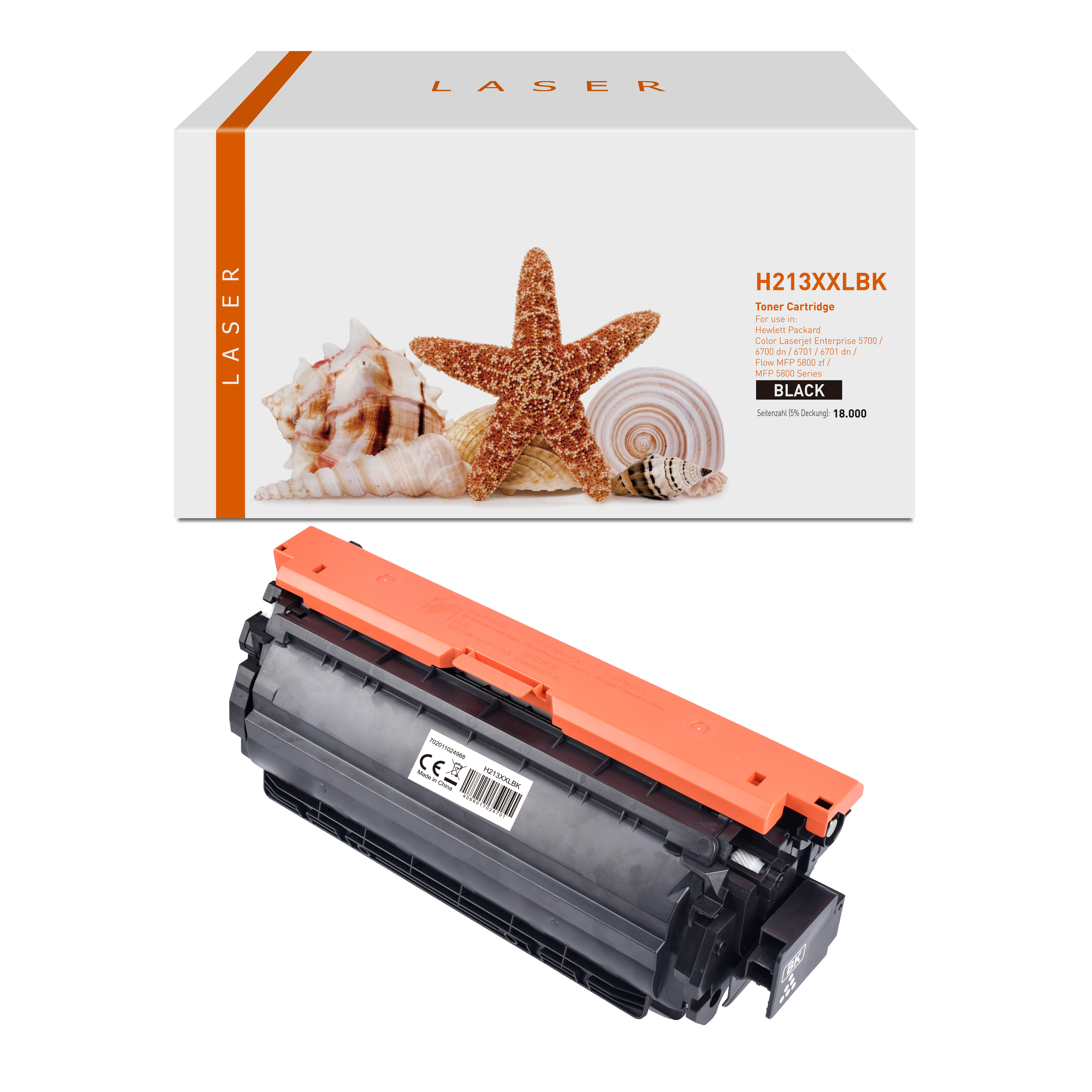 213XXLschwarz alternativ Toner schwarz für HP / W2130Y / 18.000 Seiten