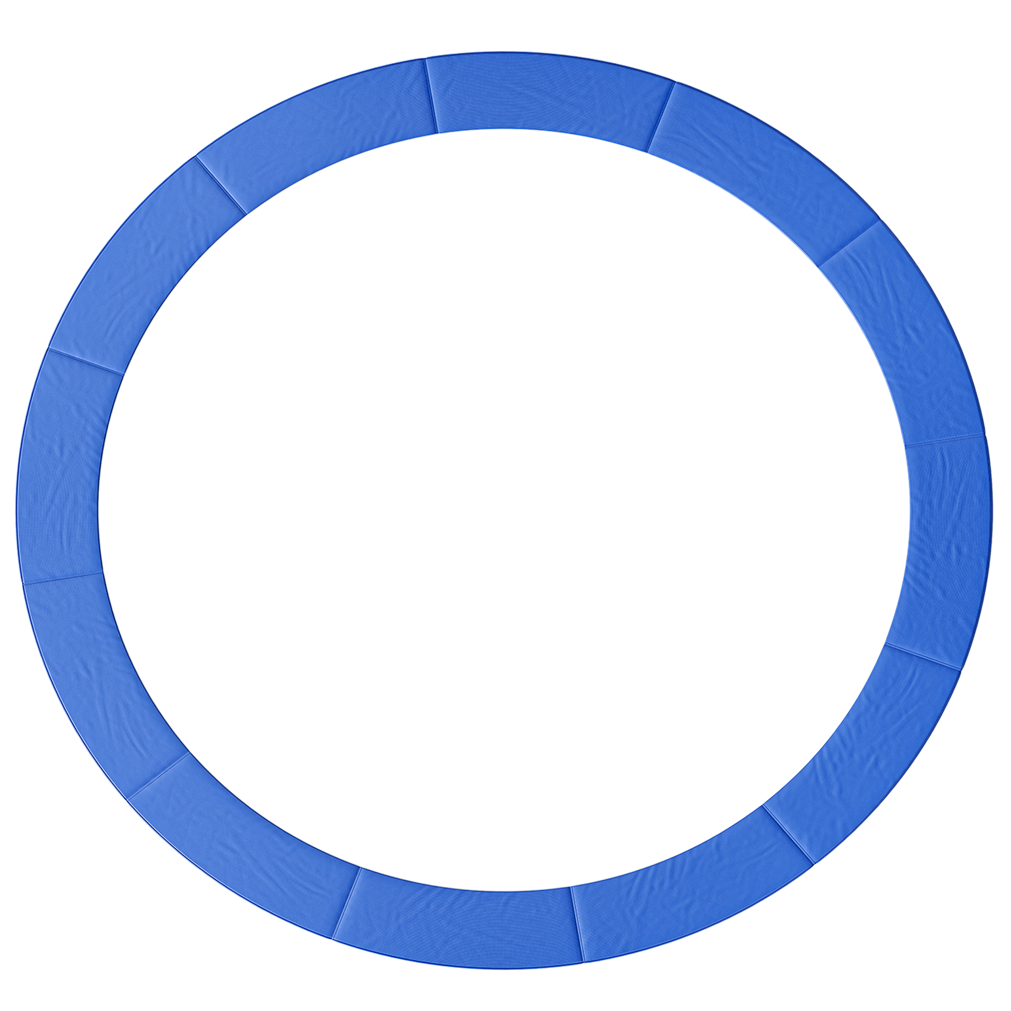 Trampolin Randabdeckung Ø366cm cm breit, Reißfest UV-resistent Federabdeckung, Wasserabweisend, Trampolinzubehör Randschutz Sicherheitsnetz Ersatzteile für Gartentrampoline, Blau