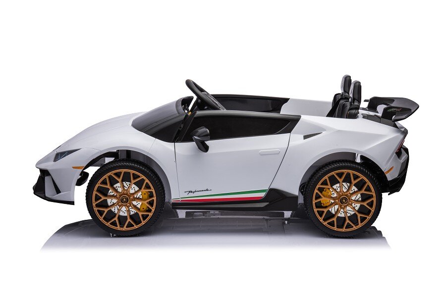 Kinderfahrzeug Lamborghini Huracan Spider 2 Sitzer - weiß