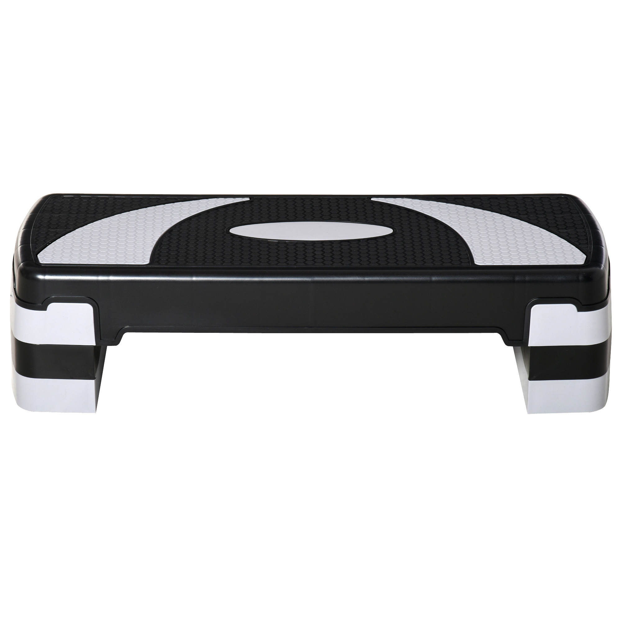 Aerobic-Stepper 3-stufig höhenverstellbar 80 x 31 x 20 cm Schwarz+Grau Aerobic-Stepper 3-stufig höhenverstellbar 80 x 31 x 20 cm Schwarz+Grau