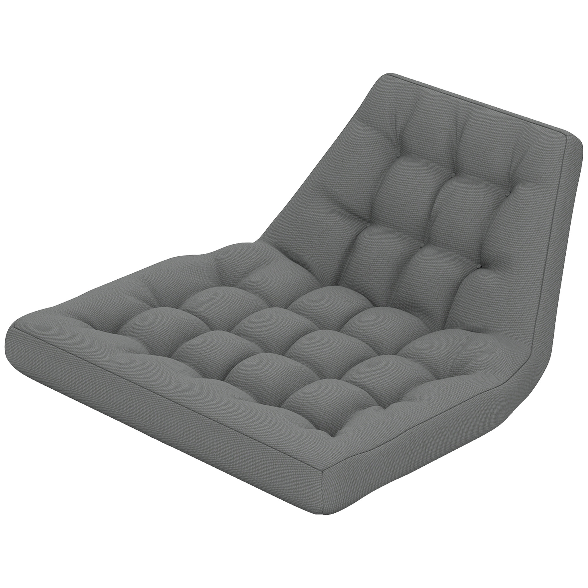 Sitzkissen, Außensitzkissen für Hängekorb und Schaukelstühle, Outdoor-Polsterkissen, Grau Sitzkissen, Außensitzkissen für Hängekorb und Schaukelstühle, Outdoor-Polsterkissen, Grau