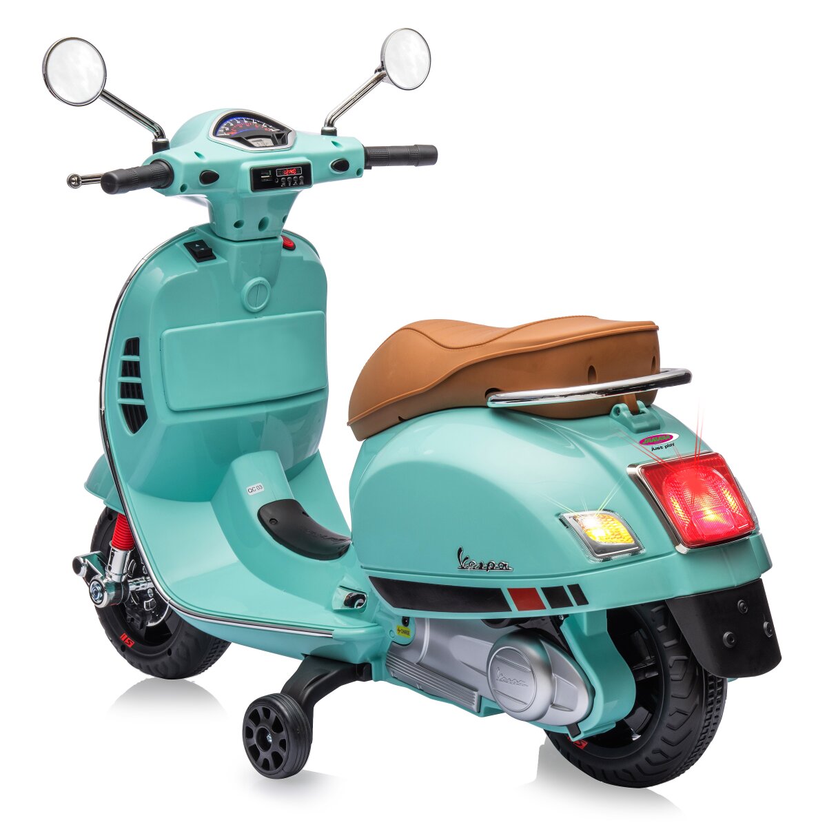Kinderfahrzeug Vespa GTS 125 mintgrün Li-Power 12.6