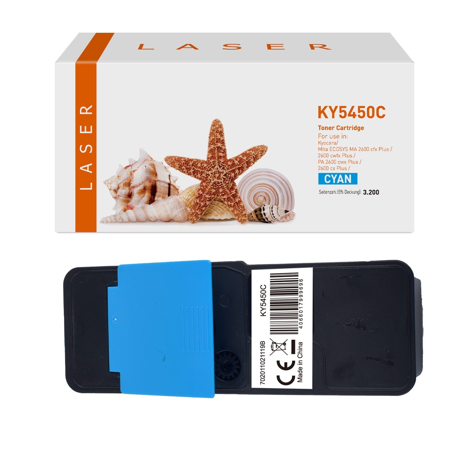 TK5450C alternativ Toner Cyan für Kyocera / TK5450 / 3.200 Seiten TK5450C alternativ Toner Cyan für Kyocera / TK5450 / 3.200 Seiten
