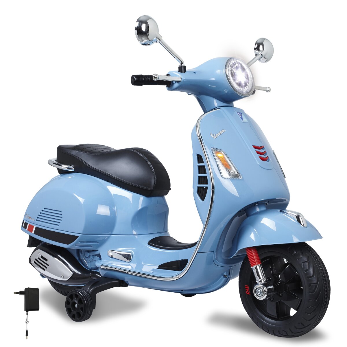 Kinderfahrzeug Vespa GTS 125 blau
