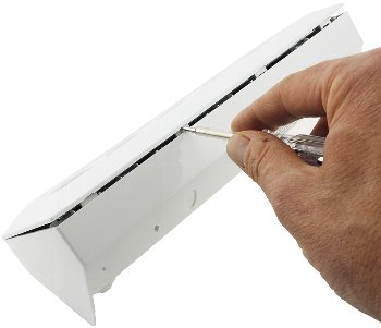 5-fach Steckdosenblock, weiß, 250V~/ 16A, Aufbaumontage