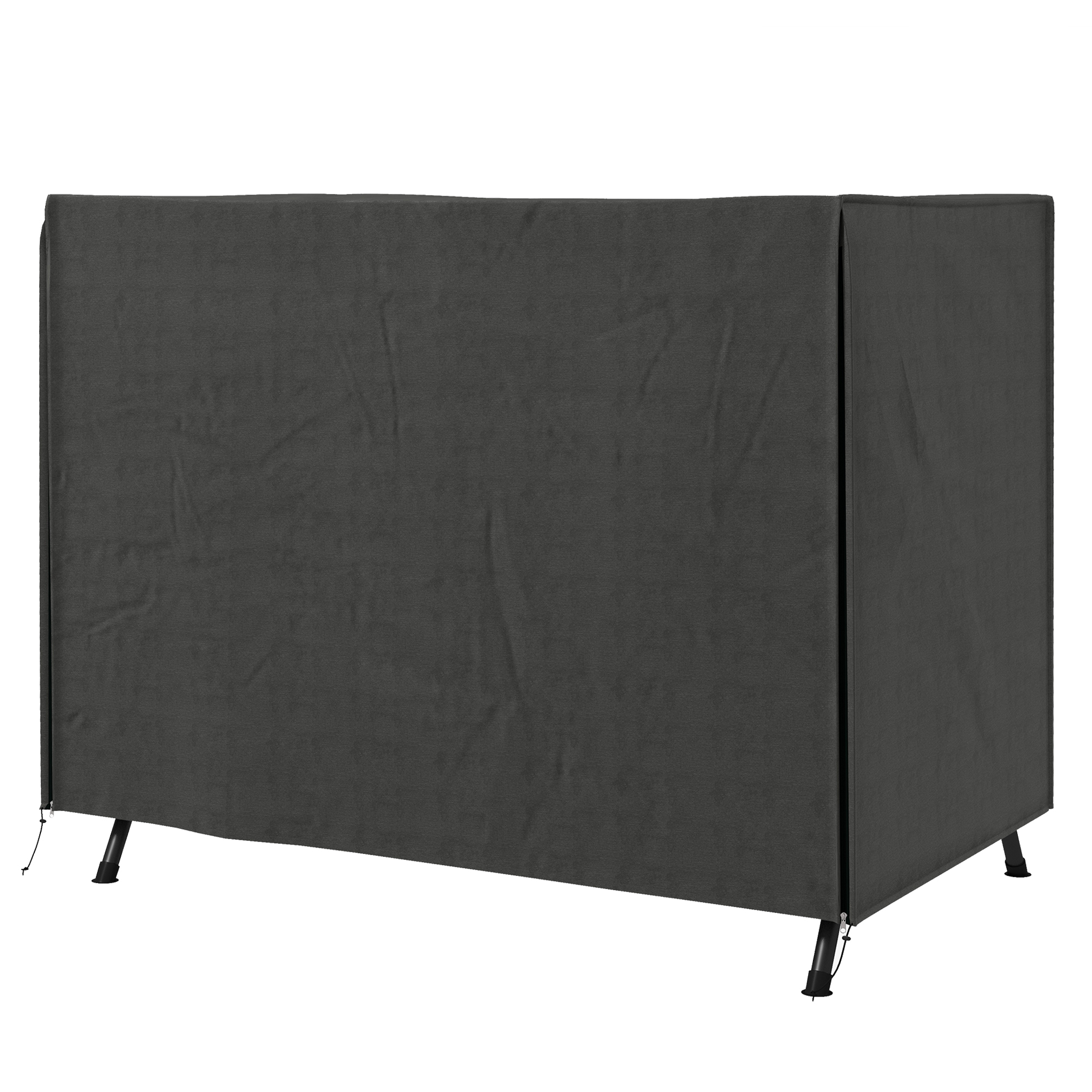 Abdeckung für Gartenschaukel, Schutzhülle für Hollywoodschaukel, Abdeckhaube, wasserfest, 205 x 124 x 164 cm, Dunkelgrau Abdeckung für Gartenschaukel, Schutzhülle für Hollywoodschaukel, Abdeckhaube, wasserfest, 205 x 124 x 164 cm, Dunkelgrau