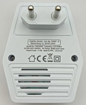 Funk-Klingel Empfänger "Pilota Porta" / 230V-Empfänger