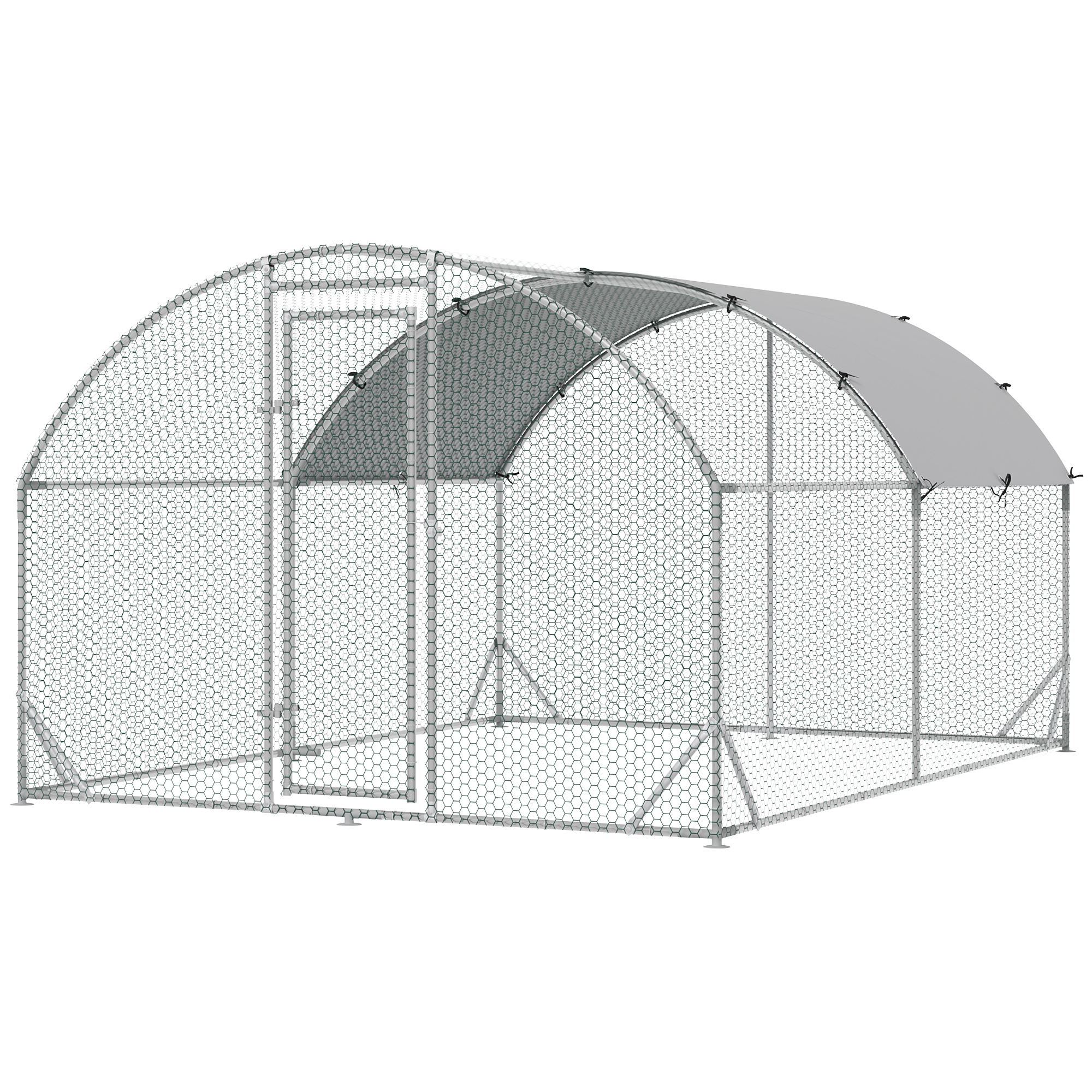 Gehege für Kleintiere, Outdoor-Freilaufgehege für Hühner, Kaninchen, Enten, stabile Konstruktion, Stahl und Oxford-Stoff Gehege für Kleintiere, Outdoor-Freilaufgehege für Hühner, Kaninchen, Enten, stabile Konstruktion, Stahl und Oxford-Stoff
