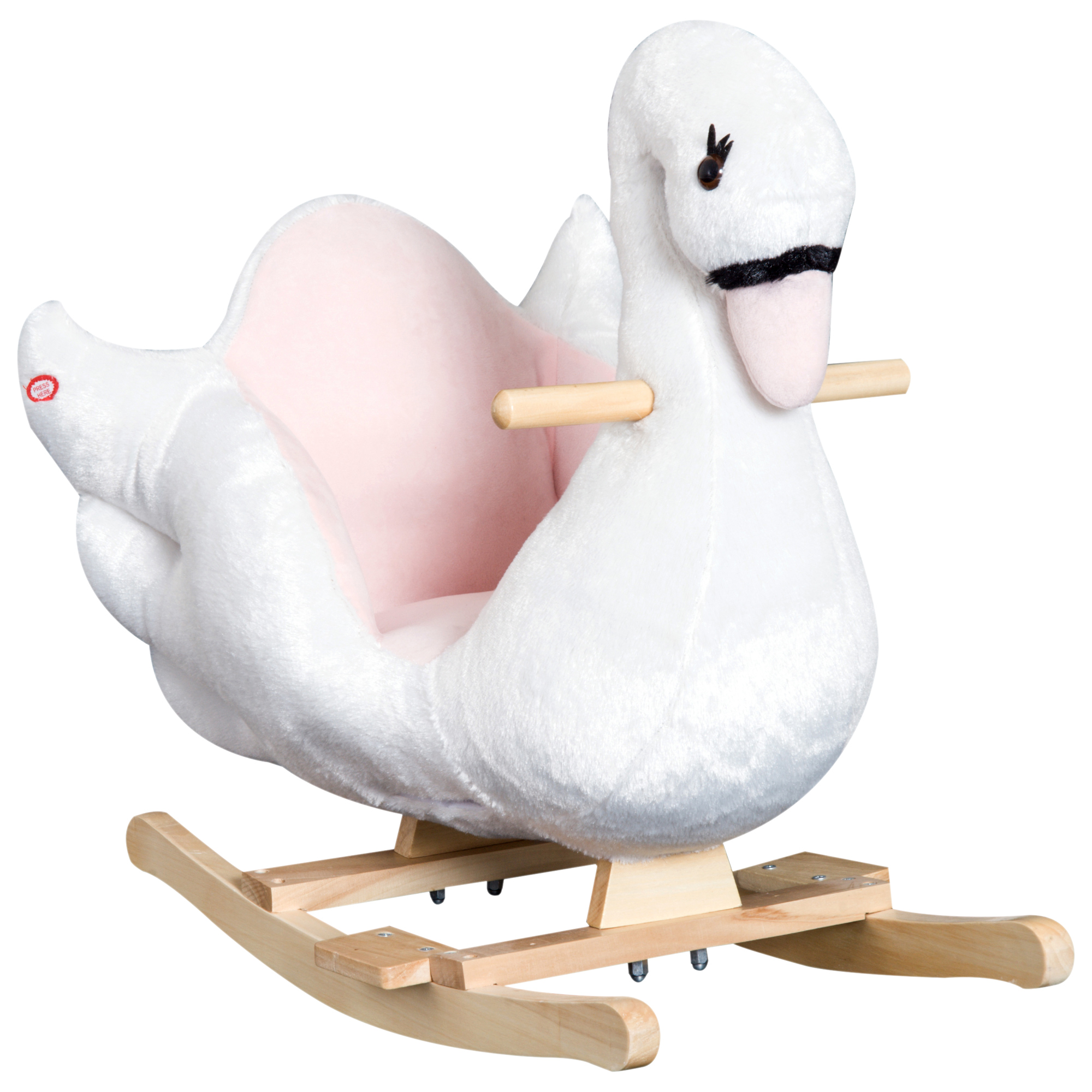 Schaukeltier Schaukelpferd mit Sicherheitsgurt Musik, 55 cm Baby Schaukel aus weichem Plüsch Schaukelspielzeug Spielzeug Wippe für Baby Kinder Kleinkinder ab 18 Monate Holz Schaukeltier Schaukelpferd mit Sicherheitsgurt Musik, 55 cm Baby Schaukel aus weichem Plüsch Schaukelspielzeug Spielzeug Wippe für Baby Kinder Kleinkinder ab 18 Monate Holz