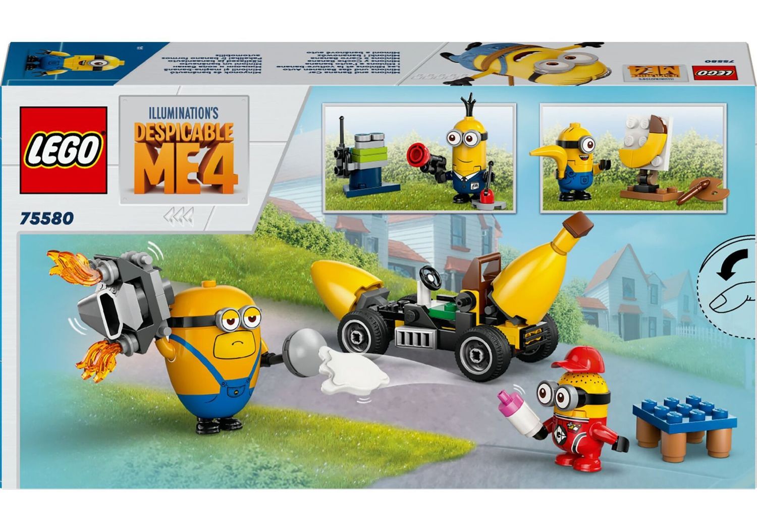 LEGO® 75580 - Minions Despicable 4 - Minions und das Bananen Auto (136 Teile)