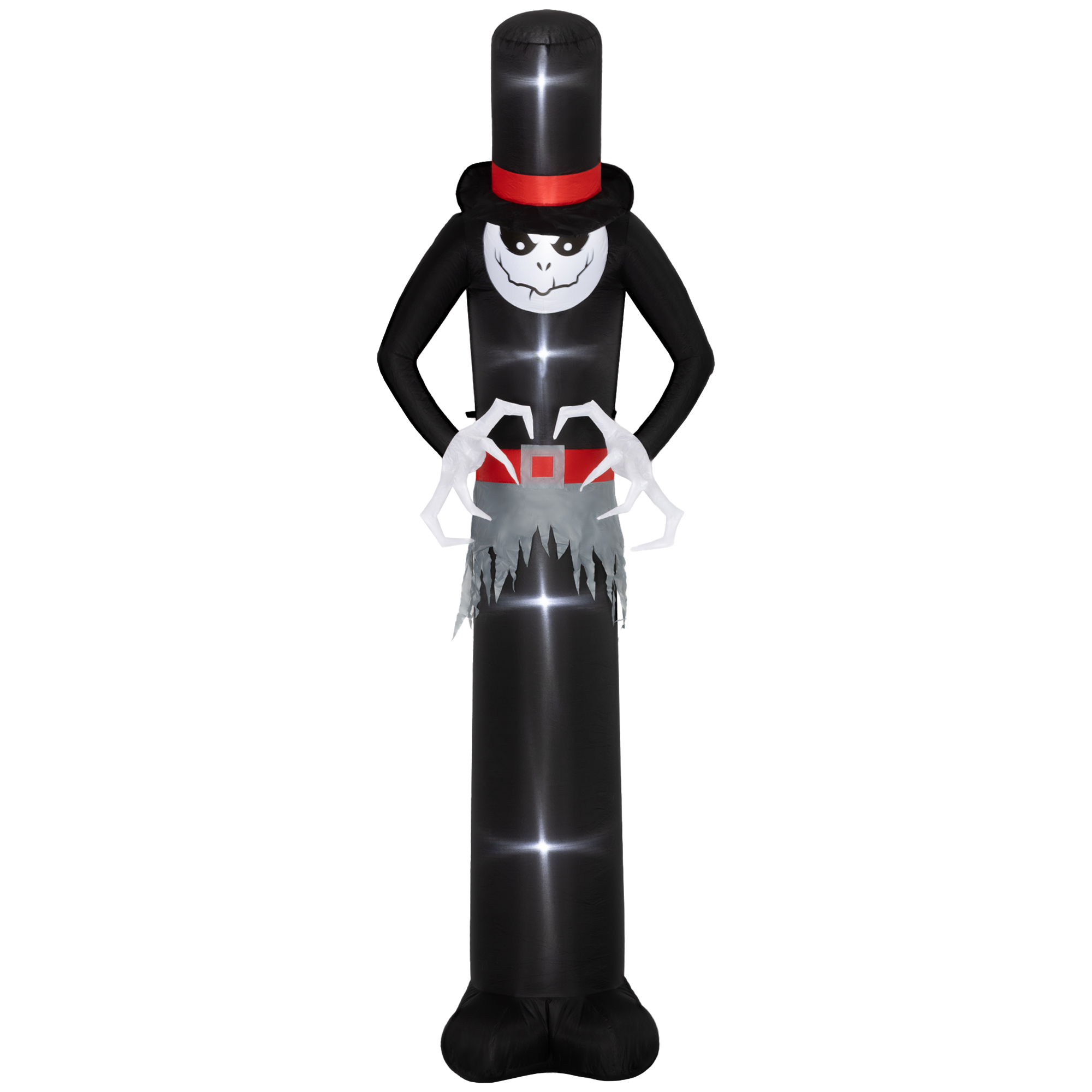 Halloween-Dekoration 3 m riesiger Sensenmann mit LED-Beleuchtung für Outdoor, IP44 Halloween-Dekoration 3 m riesiger Sensenmann mit LED-Beleuchtung für Outdoor, IP44