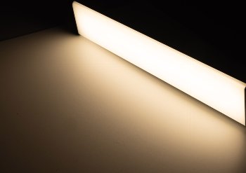 LED Unterbauleuchte "Arusha" schwarz, USB A+C PD, 60cm, Licht warmweiß