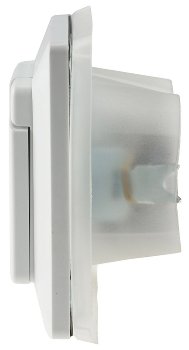 MILOS Schutzkontakt-Steckdose IP44 / 250V~/ 16A, inkl. Rahmen, UP, weiß matt