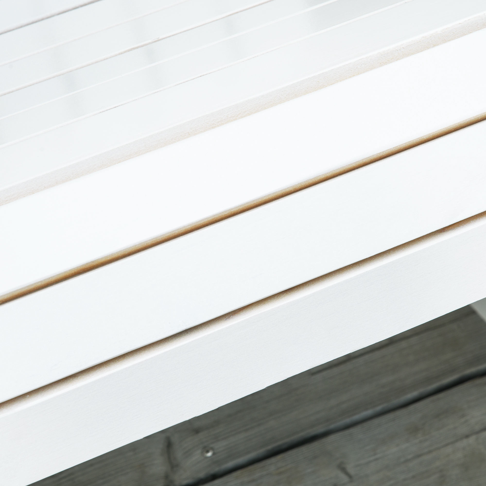 Adirondack Gartenstuhl Schaukelstuhl Schaukelsessel Gartensessel Gartenmöbel Balkonstuhl Weiß 77 x 94 x 97 cm