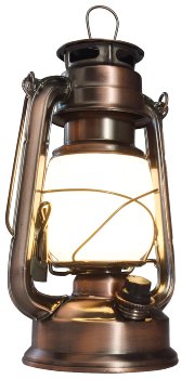 LED Camping Laterne "CT-CL Copper" / ØxH 12x23,5cm, 4x AA, warmweiß, dimmbar