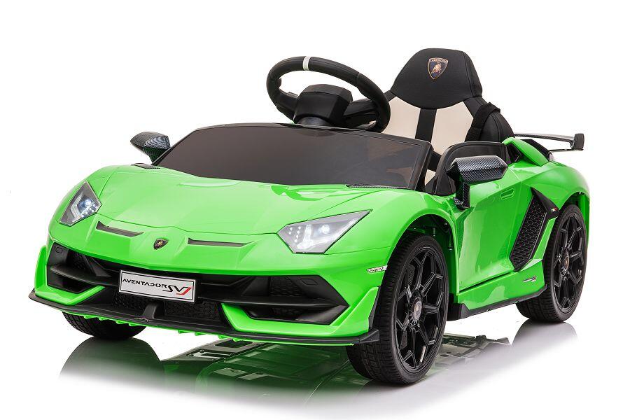 Kinderfahrzeug Lamborghini Aventador SVJ - grün