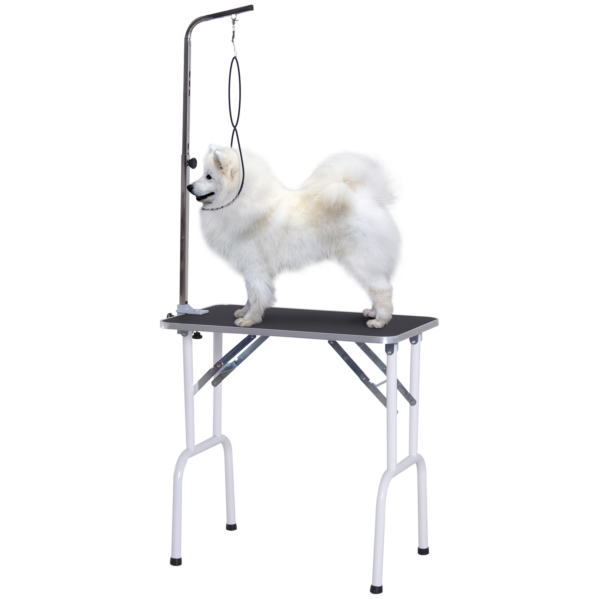 Trimmtisch klappbar Tierpflegetisch Schertisch Pflegetisch für Hunde Katzen Metall Schwarz 81 x 48,5 x 80 cm Trimmtisch klappbar Tierpflegetisch Schertisch Pflegetisch für Hunde Katzen Metall Schwarz 81 x 48,5 x 80 cm