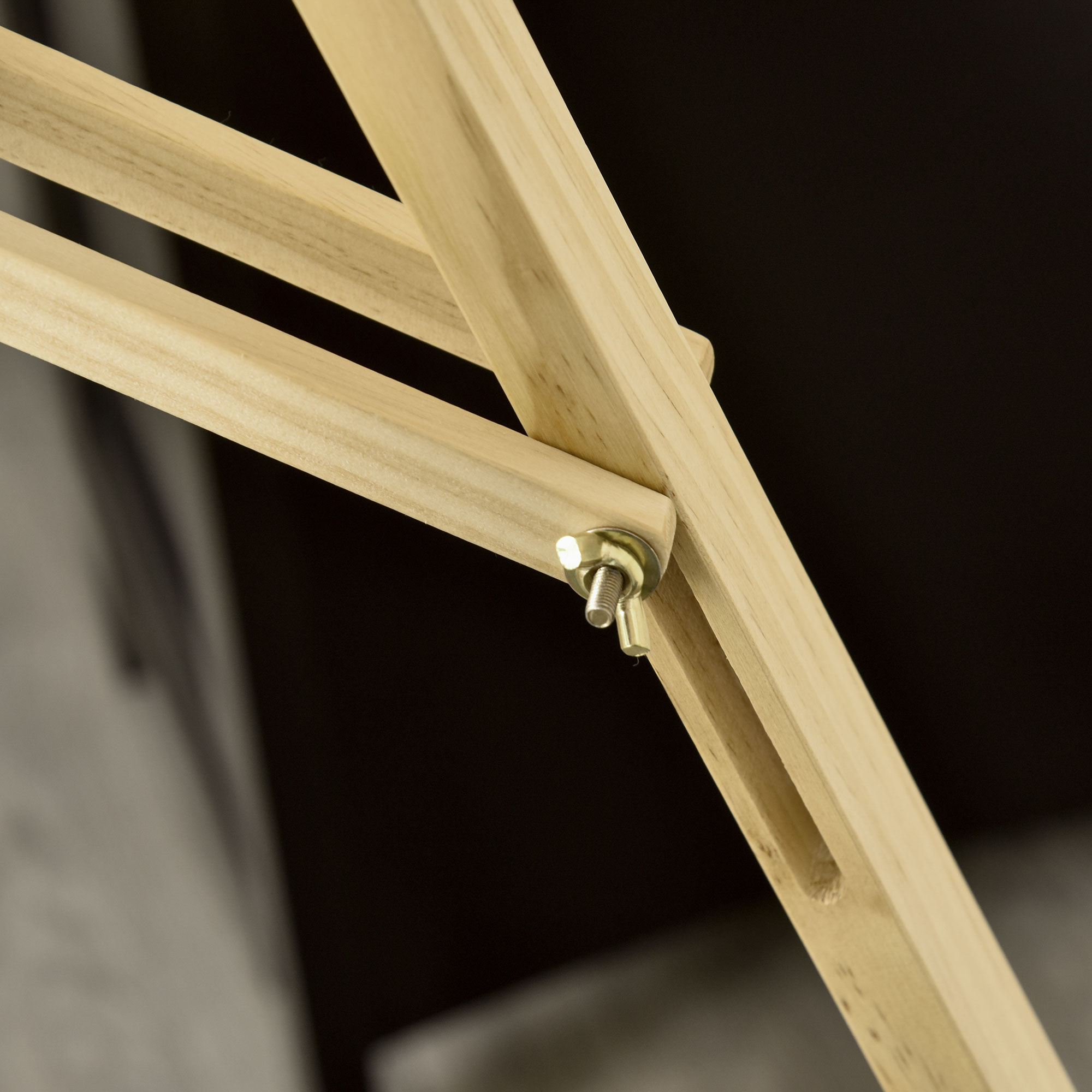 Staffelei Holz 134,5 cm hoch Holzstaffelei für Leinwände bis 108 cm Feldstaffelei Atelierstaffelei für Malerei, Skizze, Hochzeit, Ausstellung Natur