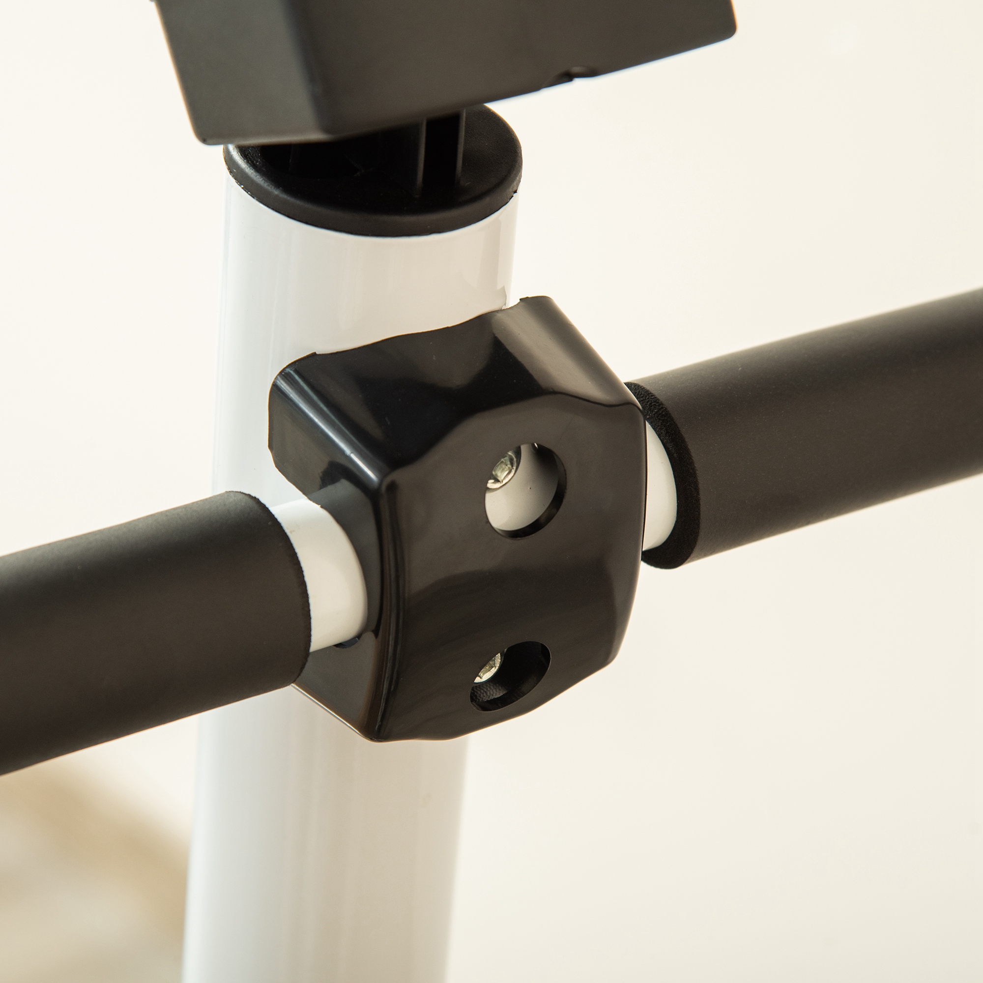 Stepper Fitnessgerät, LCD-Monitor, rutschfeste Pedale, Stahl und ABS, 55x44x108 cm, Grün+Schwarz